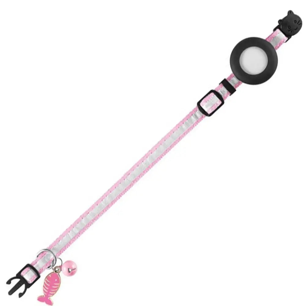 Small Dog Collar Adjustable Dog Collar with Safety Buckle Pet Luminous Collar for Night Walking Pet Nest Wearing for Dogs Cats