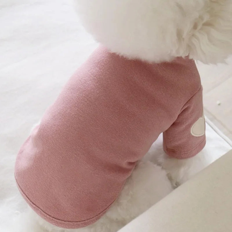 Autumn Winter Fashion Dog Vest Dog Warm Clothes Thin Dog Hoodies  Pet Coat Chihuahua Bichon Small Dog Costume Fleece Dog Pajamas