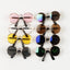 Anti-slip Cat Sunglasses Pet Accessories Small Dog Sun Glasses Classic Retro Circular Glasses for Kitten Photos Props Cosplay