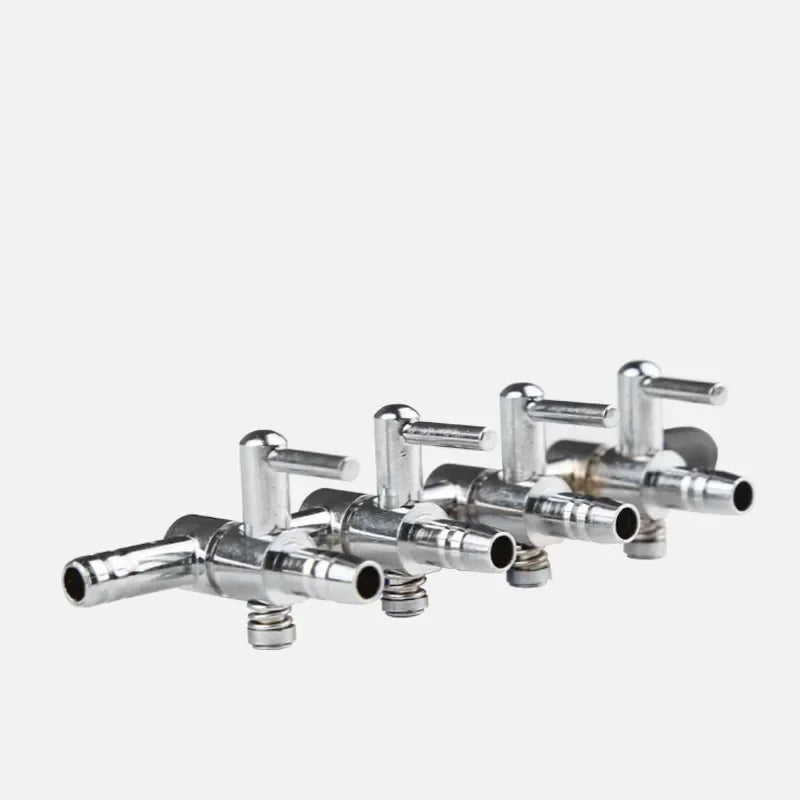 Aquarium 1-8 Way Air Splitter Valve Fish Tank Air Pump Flow Splitter Distributor Pump Valve Tap Lever Control Switch Valve
