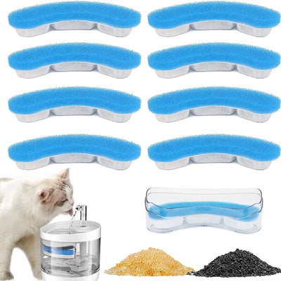 Replacement Filters For Cat Dog Water Fountain Activated Carbon Replaced Filters Cat Dispenser WF060 Filter Element Accessories