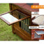 4XL Pet Kennel Large Dog Summer Cooler All Seasons Universal Medium Dog Kennel Solid Wood Removal and Washing