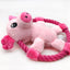 Squeaky Dog Toys for Small Medium Dogs, Pig Duck Bear Shape Puppy Teething Toy with Cotton Rope Animals Plush Interactive Toy