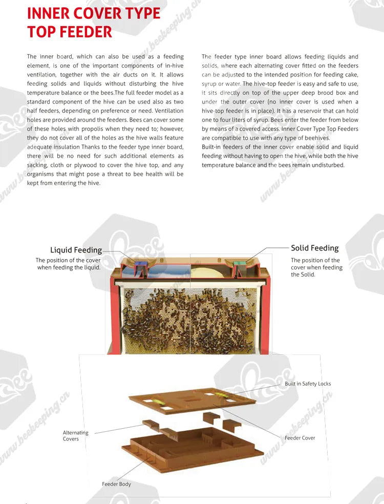 Heat Preservation Plastic Thermo Honey Bee Hive Langstroth 1 Layer 10 Frame Multifunction Bee Box Color Beehive House Apiculture