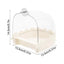 Cockatiel Bird Bath Bird Bath Bowl Multifunction Cleaning Pet Bird Cage Accessories Clear Bathtub For Birds Pet Hanging Feeder
