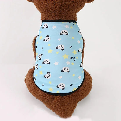 Summer Sphynx Cat Clothes Cute Print Pet Vest Shirt for Cats Gotas Kitten Kedi Shirts mascotas Dog Clothing ropa para gato