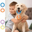 Dog Pull Toy Tough Chew Toys Indestructible Rings Dog Exercise Interactive 3 Rings Teeth Bite-Resistant Toys Puppy Teeth Clean