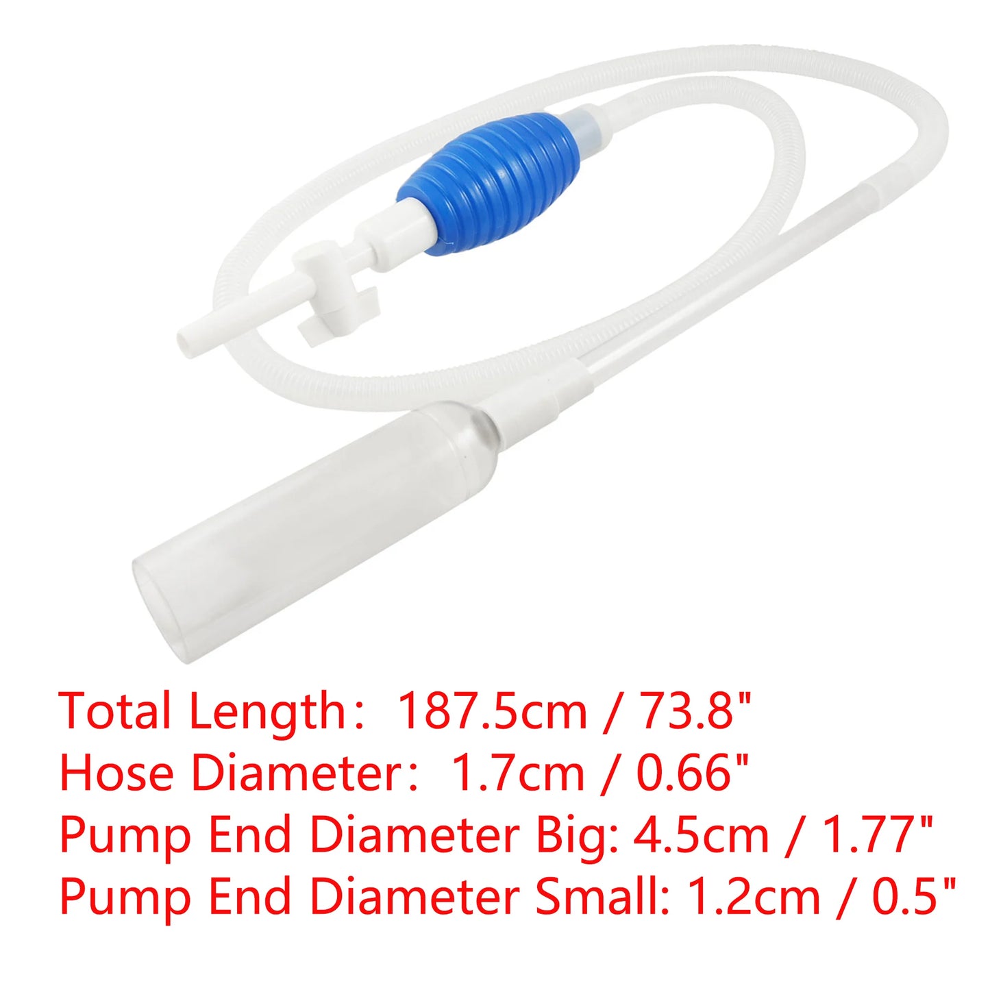 UXCELL Aquarium Water Change Kit Fish Tank Siphon Long Hose Parts Vacuum Cleaner Water Pump Gravel Filter Tools Accessories Set