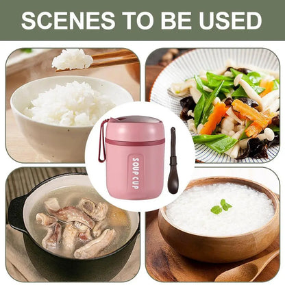 Thermal Containers For Hot Food Stainless Steel Insulated Food Container Reusable Lunch Box Container Large Insulated Snack