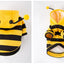 Funny Pet Cat Costume Hooded Stripe Cat Hoodies for Cats Kitten, Easter Halloween Bee Dress Up Party Outfit Cat Clothes
