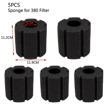 Black Aquarium Spong Filter for Fish Tank Air Pump Skimmer Biochemical Sponge Filter Aquarium Bio Filters Filtro Aquario Supply