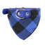 Pet Neckerchief Adjustable Strap Dog Bandanas Collars for Small Large Dogs Puppy Pet Products Plaid Scarves Pet Cat Accessories