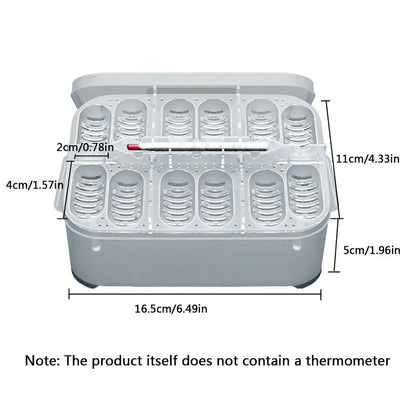 Small Reptile Breeding Box 12 Grids Professional Reptile Incubators Reptile Liz ard Incubation Box Hatchery Tools Suitable For