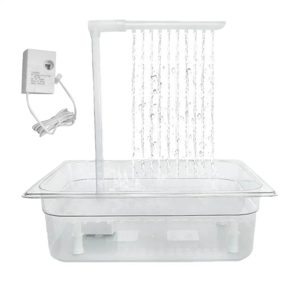 Bird Shower Box Automatic Shower Tub Multipurpose Bird Bathtub Parrot Bath Box For Pet Brids Parakeet Cleaning Supplies