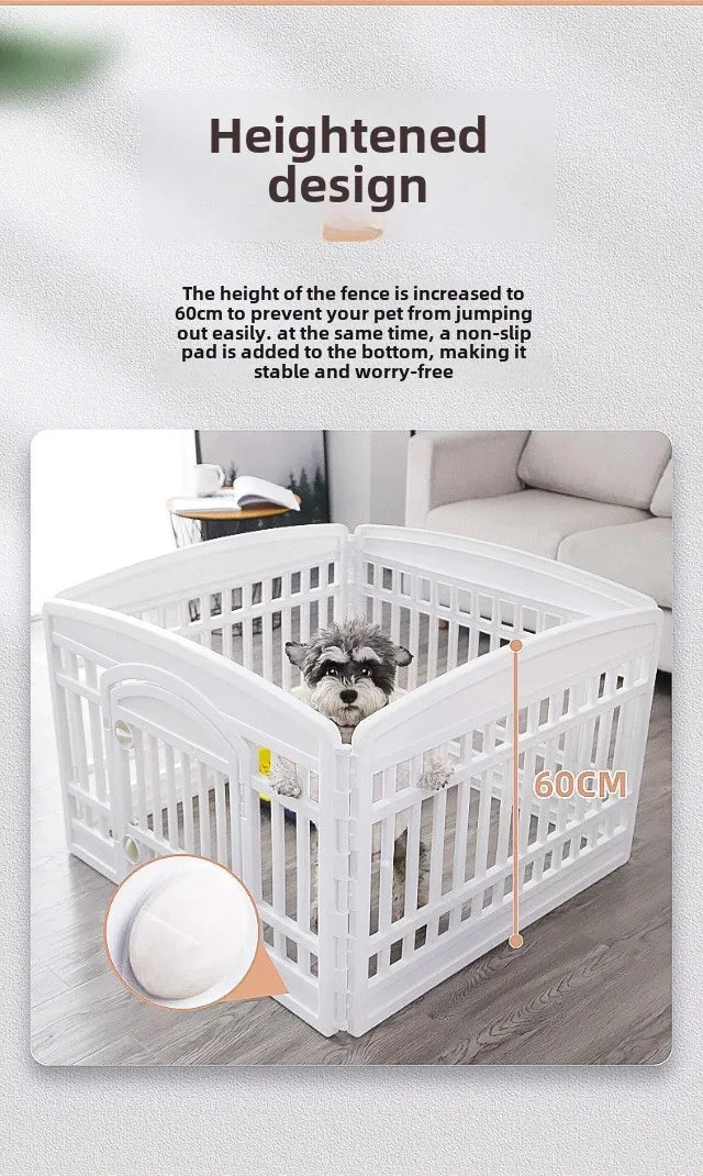 Pet Fence Easy To Assemble and Store Heightened with Free Gift  Pet Protection Fence
