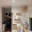 Solid Wood Wall Mounted Cat Tree Wooden Shelves Segment Ladders with Hammock and Cat House Cat Bridge for Kittens Perch Sleeping