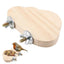 Bird Perches for Cage Natural Wooden Platform Stand for Parrot Bird Perch Stand Toy Stand Playground Budgie Toys Parakeet Cage