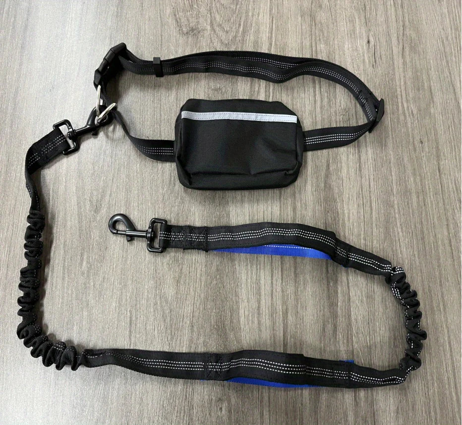 Dog Leash Hands-free With a Waist Bag  Hold Items Harness for Small Breeds Dogs Choker Collar Personalized Nylon Dog Accessories
