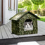 Outdoor Dog Bed Waterproof Roof Bed Waterproof Warm Dog Kennel Winter Tent Dog Nest Thickened Cold-Proof Nest Cat House