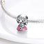 MULA 1PC Silver Plated Pig Bird Beads Fit Original Charm Bracelet DIY Jewelry Making For Woman