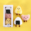 3pcs Cat Squeaker Cute Shaped Plush Toy Catnip Toy Cats Mint Toy with Built-in Bell for Kittens Puppy Products Pet Accessories