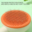 Self Cleaning Cat Brush Pet Cleaning Brush Pet Brush for Grooming Hair Removal with Release Button and Ergonomic Handle