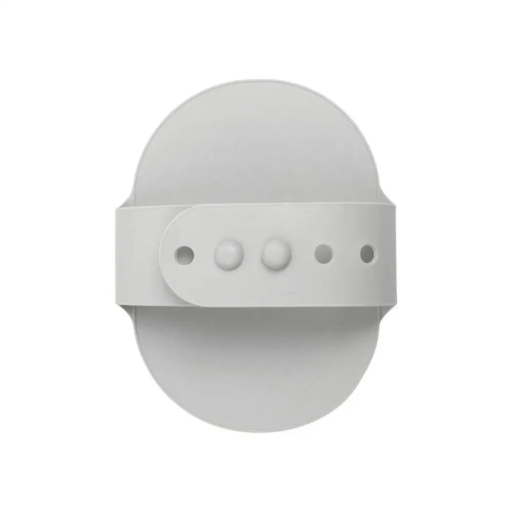 Dog Shampoo Brush Pet Bathing Brush Soft TPR Dog Scrubber With Ring Handle Massage Brush For Dog Shower Ergonomic Dog Bathing