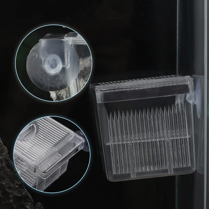 UXCELL Aquarium Fish Breeder Tanks Fish Breeder Box Hatching Incubator Tank Transparent Isolation Box Hatchery Accessory