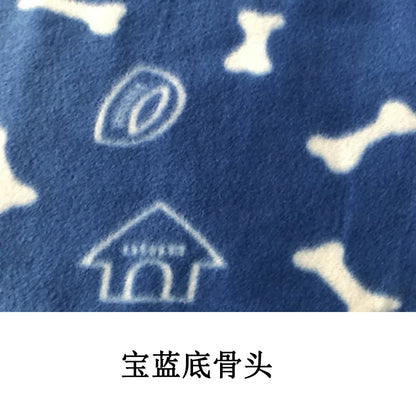 Pet Blanket Super Soft Dog Blanket with Cute Paw Print Warm Puppy Blanket Mat Bed Cover for Large Dogs Kitten Cat Small Animals