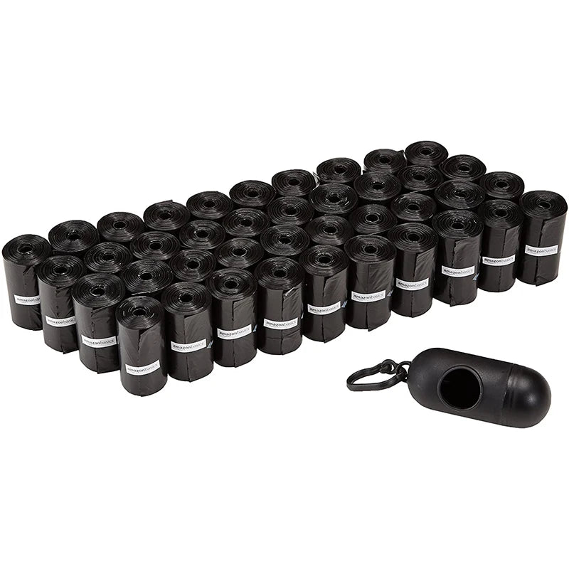 120 Rolls Pet Dog Poop Bags Dispenser Collector Garbage Bag Puppy Cat Pooper Scooper Bag Small Rolls Outdoor Clean Pets Supplies