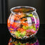 Plastic Clear Round Fish Bowl Aquarium Keeper Tank Vase Pot for Snow Living Room Tabletop Ecological Fish Tank Self