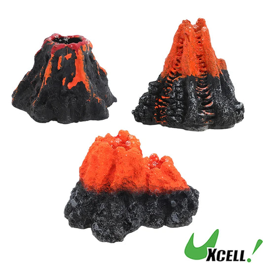 UXCELL 1 Set Aquarium Volcano Ornament Volcano Fish Tank Decorations Aquarium Aquatic Aquatic Resin Decor