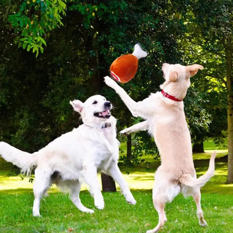 Chicken Leg Pet Toy Cute Dog Interactive Puppy Toys Halloween Dog Toy Funny Chicken Leg Squeaky Dog Toys Dog Chew Toys