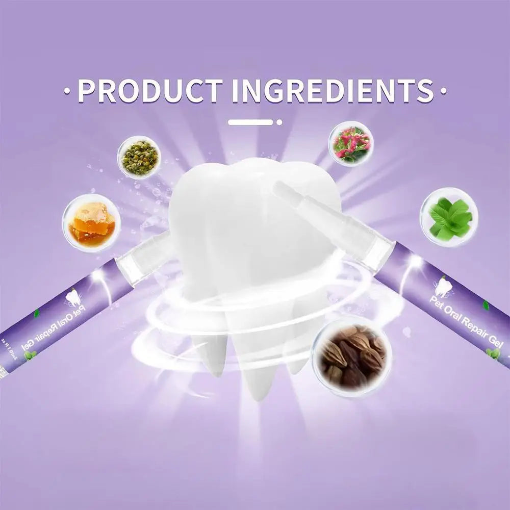 Pet Oral Gel Pet Oral Repair Gel Cleaning Dog Cat Teeth Natural Teeth Cleaning Tools Dental Stain Cleaning Pen Care Cleaner