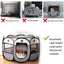 Portable Foldable Pet Tent Kennel Octagonal Fence Puppy Shelter Easy To Use Outdoor Easy Operation Large Dog Cages Cat Fences