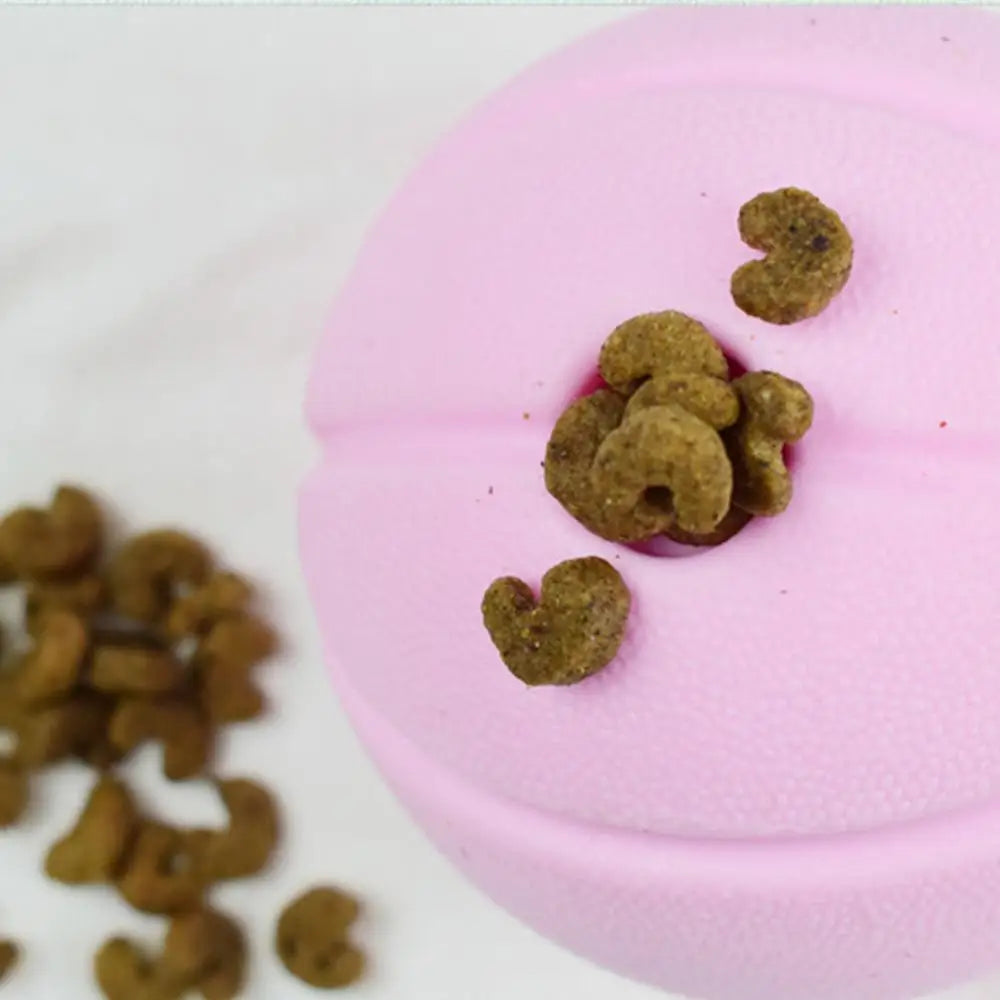 Pet Toys Dog Chew Toys Tooth Cleaning Treat Squeaky Ball Extra-tough Interactive Ball Puppy Food Leaking Pet Sound Ball Toy