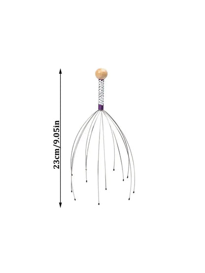 1PC Random Color Pet Massage Claw Head Massager Head Scratching Octopus Scalp Non Soul Extractor Divine Tool For Extracting