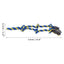 UXCELL Dog Chew Toys Knots Shape Braided Cotton Teeth Cleaning Rope Casual Puppy Bite-resistant Chewing Rope Pet Products