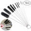 Aquarium Tube Pipe Cleaning Brush Stainless Steel Water Filter Air Tube Flexible Single End Hose Aquarium Accessories 10pcs/set