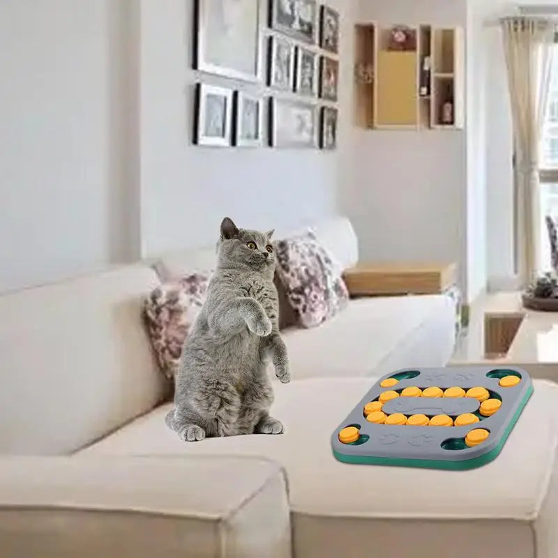 Dog Food Puzzle Feeder Puppy Treat Toy Food Dispenser Interactive Dog Toy Slow Feeder For IQ Training Treat Dispensing Aid Pets