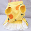 Summer Cotton Cat Dress Skirt Cute Pineapple Cherry Print Pet Clothes Dresses for Cats Sphynx Dog kedi elbisesi ropa para gatos