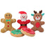 Dog Christmas Toy Plus Toy Cute Santa Elk Gingerbread Man Donut Chew Toy Dog Toy