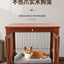 Cross-border new pet waterproof solid wood dog cage thickened pine golden retriever dog cage pet nest indoor high-end dog villa