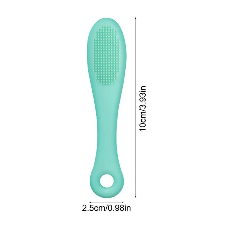 Cat Chin Brush Soft Silicone Grooming Chin Scrubber Non-Slip Multifunctional Finger Pet Supplies Cleaning Brush For Cats & Dogs