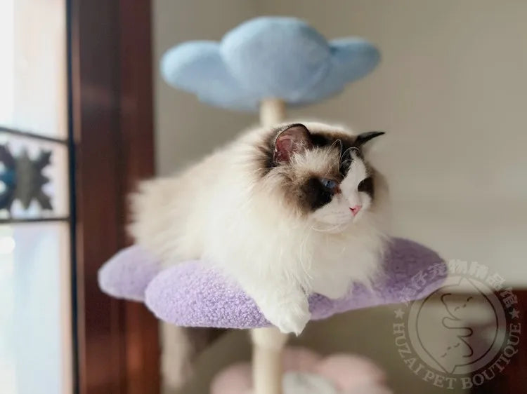 Cat Climbing Frame Big Cat Claw Tree Nest Tower Sisal Grinding Claw Rod Removable Washable Pet Entertainment To Rest Products