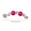 Double knot cotton cord with ball dog toy teeth grinding toy teeth cleaning pet products