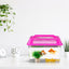 4Pcs small Portable Tourtise Aquariums Handheld Goldfish Aquarium reptile Tourtise Aquarium clear Turtle lizard Hamster Living