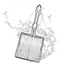 Stainless Steel Cat Litter Shovel Wooden Handle Shovel Easy To Clean Good-Looking Reduce Dust Suitable For Small Dog Toilets