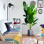 85-115cm Large Artificial Plants Bird of Paradise Tree Tropical Fake Banana Leaves Plastic Palm Plants for Home Garden Decor