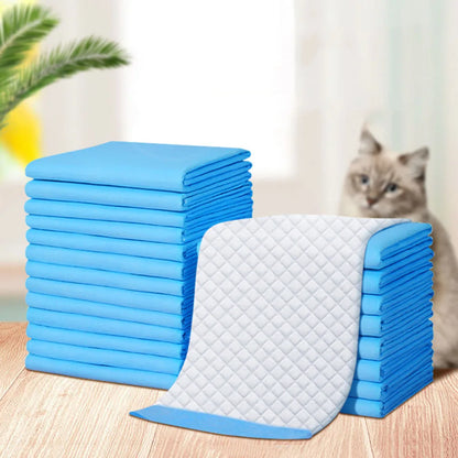 10pcs Dog Training Pee Pads Super Absorbent Puppy Dog Diaper Disposable Healthy Clean Nappy Mat for Pets Dairy Diaper Supplies
